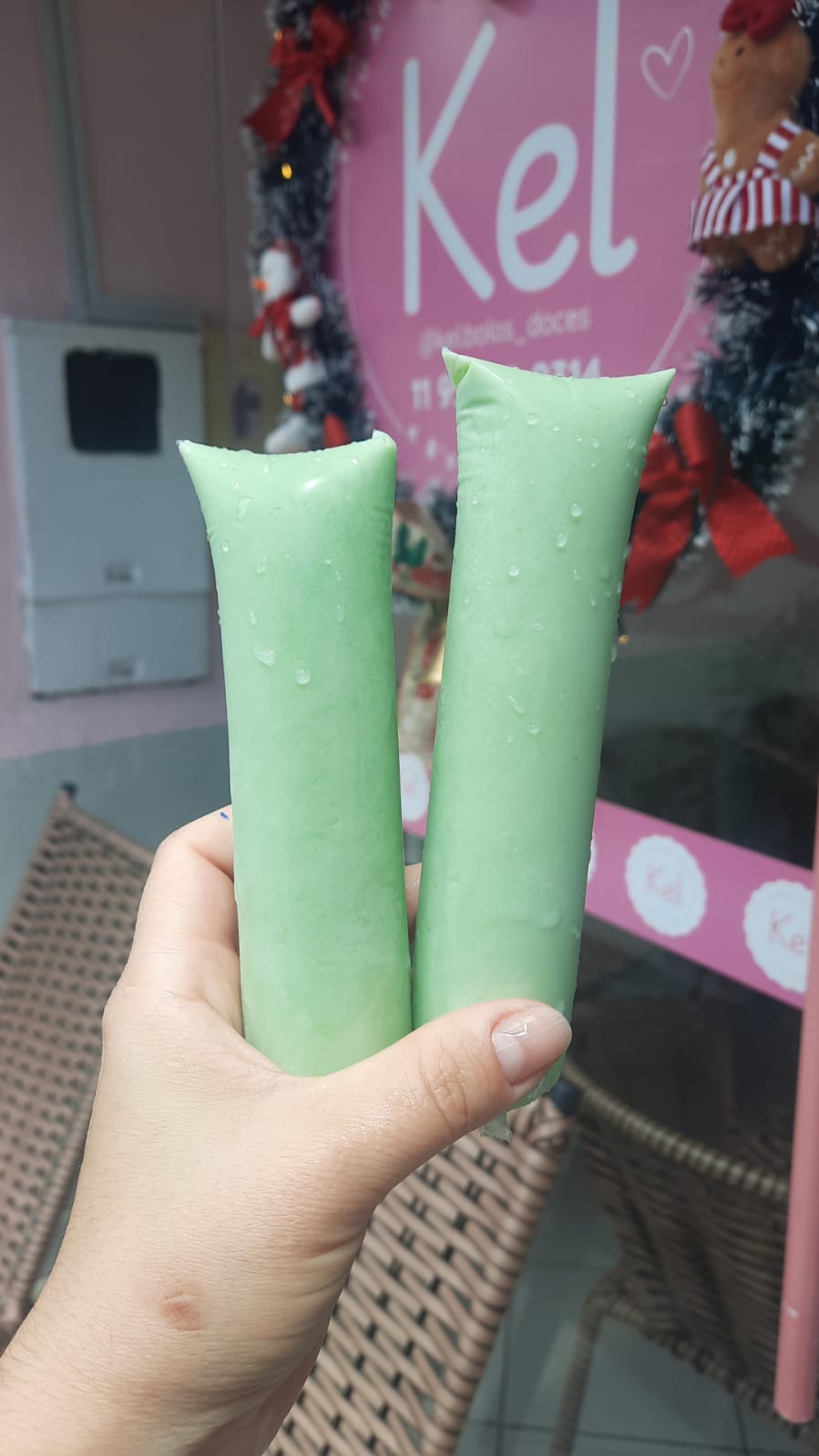 Geladinho abacate
