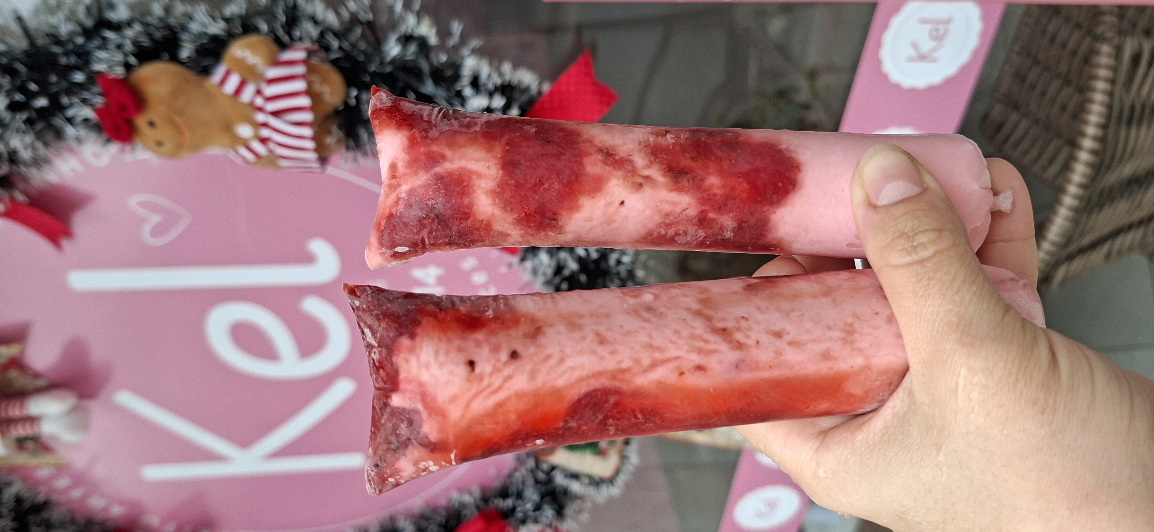 Geladinho morango