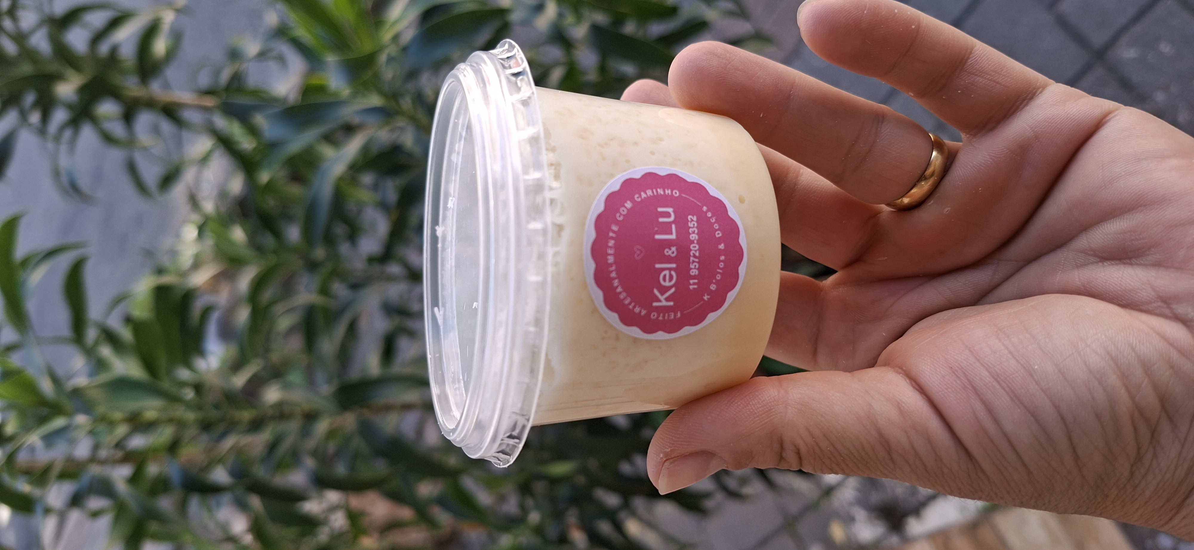 Gelado Tapioca com coco 150gr
