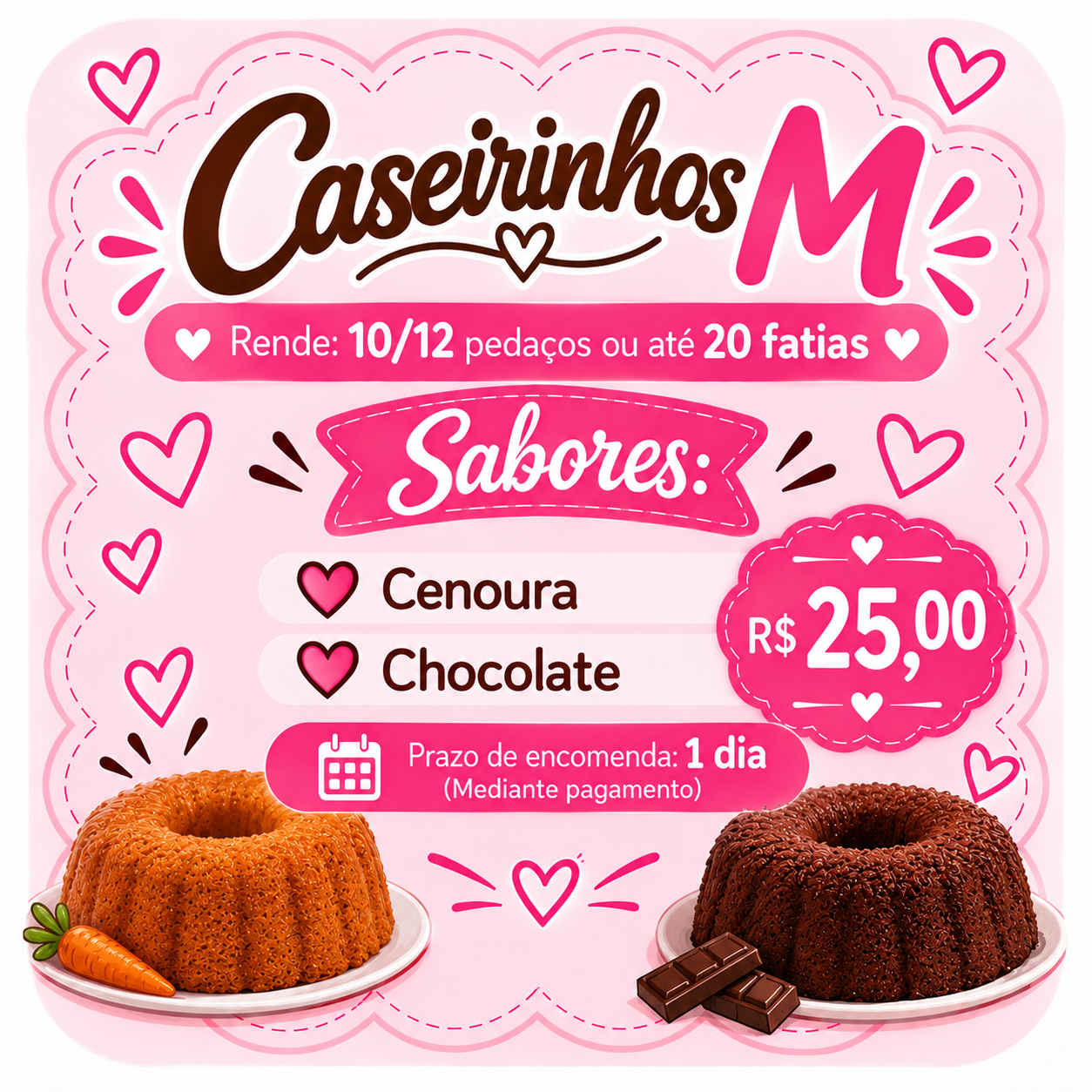 Caseirinho M (Disponível na loja)