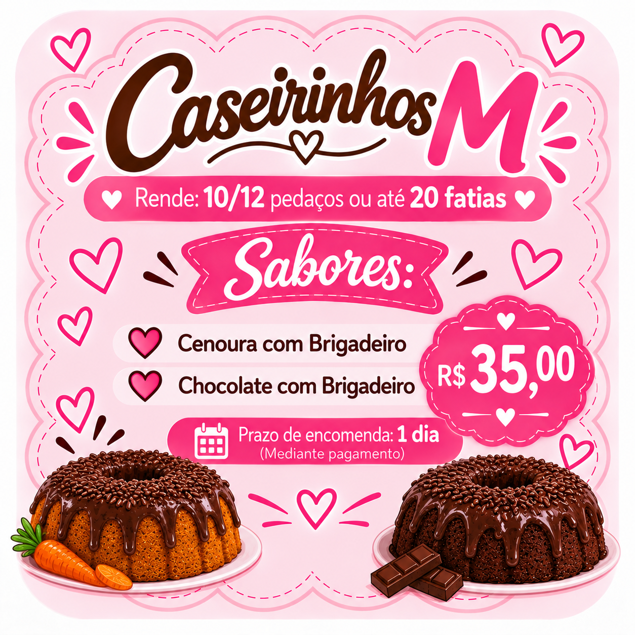 Caseirinho M (Disponível na loja)